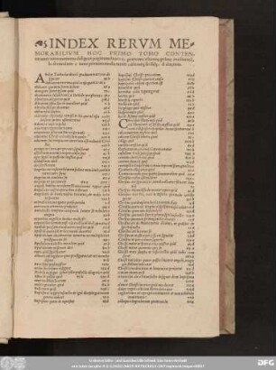 [Tomus Primus]
