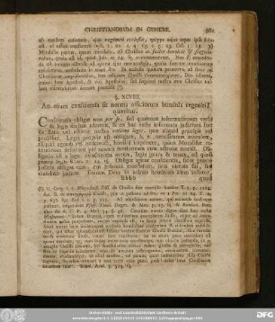 §. XCVIII. An etiam conscientia sit norma officiorum hominis regeniti? quaeritur.