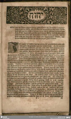 Leichenpredigt : [Eingang]. Leichen-Text. [Abhandlung]