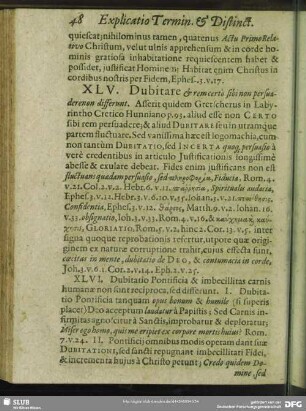 XLV. Dubitare & rem certo sibi non persuadere non differunt