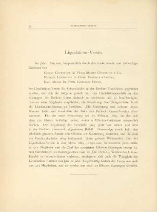 Liquidations-Verein