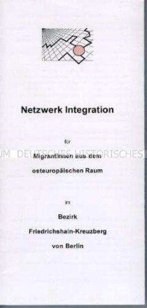 Informationsschrift zur Integration von Einwanderern aus Osteuropa