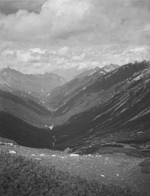 Blick vom Mount Washidake (2617m) nach Norden : Landschaftsausschnitt