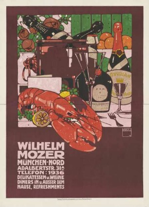 Wilhelm Mozer München. Delikatessen und Weine