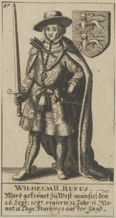 Bildnis von Wilhelm II. Rufus, König von England