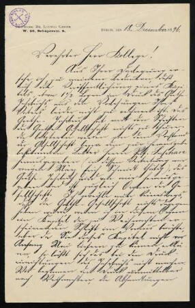 Brief 3: 18.12.1896