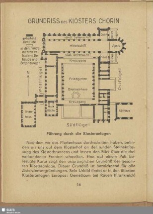 Führung durch die Klosteranlagen