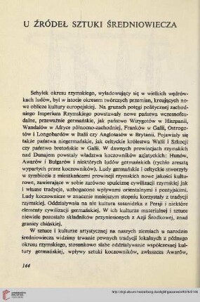 U źródeł sztuki średniowiecza
