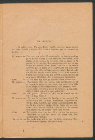 El prólogo