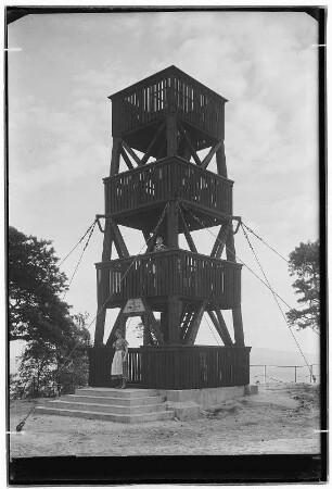 Pionierturm an dem Papststein. Sächsische Schweiz