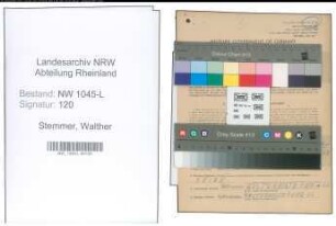 Entnazifizierung Walther Stemmer , geb. 22.06.1892 (Justizbeamter)