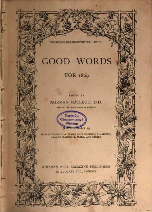 Good words. 1869