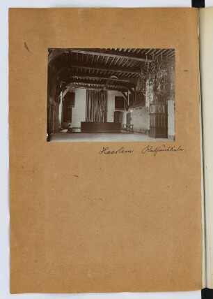 Rathaus, Haarlem: Innenansicht Diele (aus: Skizzen- und Fotoalbum 27)