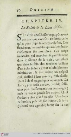 Chapitre IV: Le Soleil & la Lune deifies