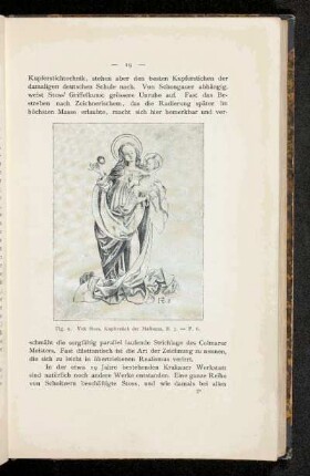 Fig. 9. Veit Stoss, Kupferstich der Madonna, B. 3 - P. 6