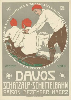Davos Schatzalp Schlittelbahn
