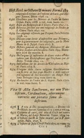 389-427, Vitae & Acta Sanctorum, nec non Pontificum, Cardinalium, aliorumque virtutis aut pietatis fama illustrium