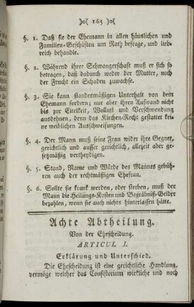 Achte Abtheilung. - Zwölfte Abtheilung.