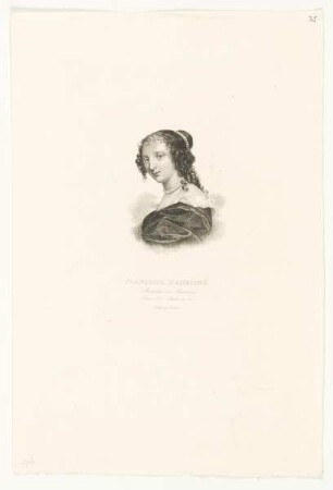 Bildnis der Francoise d'Aubigné