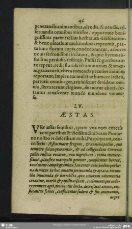 LV. Aestas