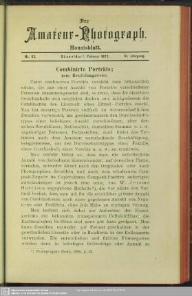 Combinirte Porträts, neue Herstellungsweise