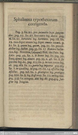 Sphalmata typothetarum corrigenda