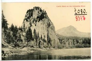 Oregon. Castle Rock on the Columbia River