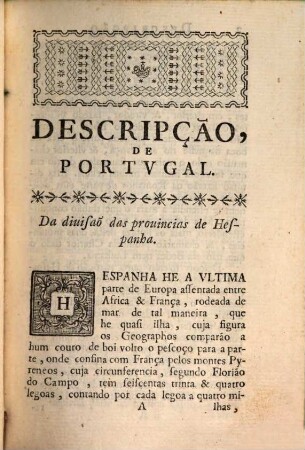 Descripção do Reino de Portugal