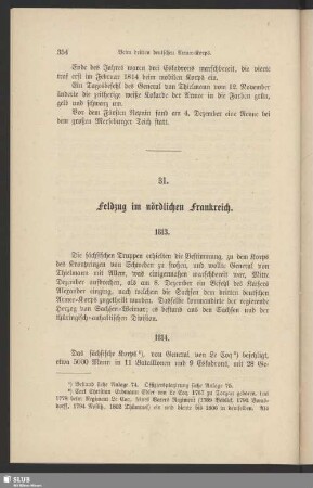 31. Feldzug im nördlichen Frankreich