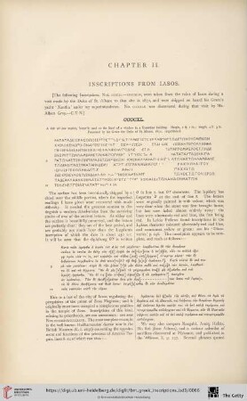 Chapter II: Inscriptions from Iasos