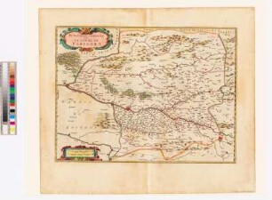 Karte vom Perigord, 1:570 000, Kupferstich, 1662