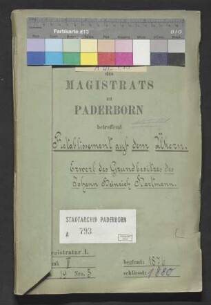 Retablissement auf dem Ükern: Erwerb des Grundbesitzes des Johann Heinrich Hartmann