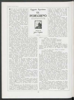 "El peregrino" - Eugenio Escribano