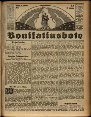 Ausgabe vom Sonntag, den 15. Februar 1931.