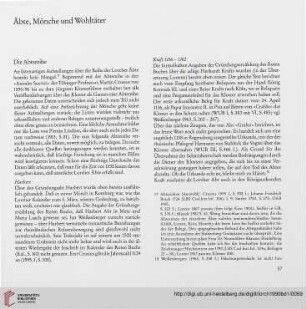Äbte, Mönche und Wohltäter