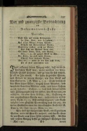 Vier und zwanzigste Betrachtung am Reformations-Feste