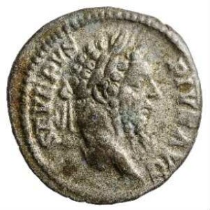 Münze, Denar, 208 n. Chr.