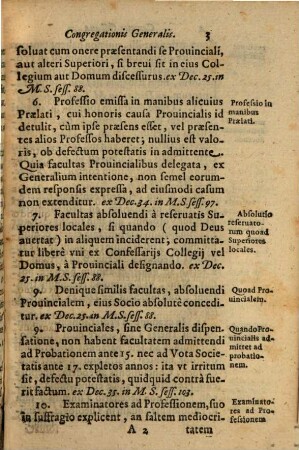 Canones Octauae Congregationis Generalis : Authoritate eiusdem confecti & recogniti, sess. 128. die 13. Aprilis