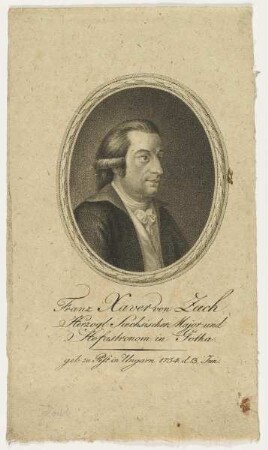Bildnis des Franz Xaver von Zach