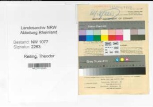 Entnazifizierung Theodor Reiling , geb. 05.02.1897 (Polizist)