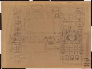 Schloss Posen, Posen Umbau: Positionsplan EG 1:100