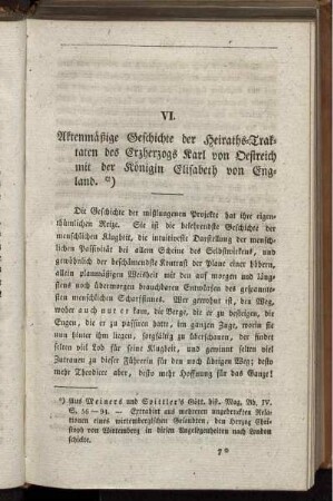 England. Kap. VI. - XII.