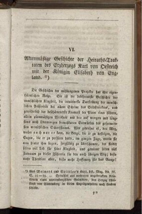 England. Kap. VI. - XII.