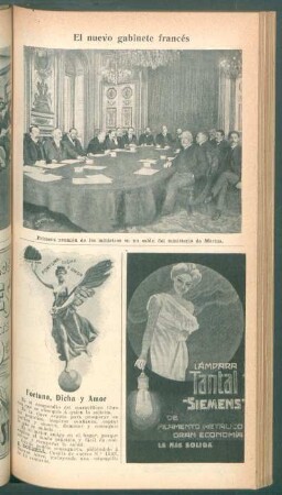 El nuevo gabinete francés - [Fotografía]