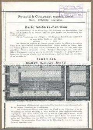 Kartoffelstärke-Fabriken