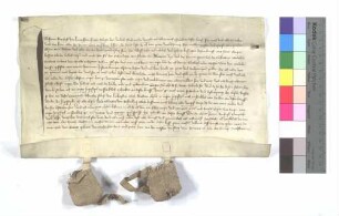 Benhuse von Lomersheim, die Witwe des Fritz von Urbach, verkauft dem Kloster Maulbronn ihre Eigenleute in Glattbach (Glatbach).