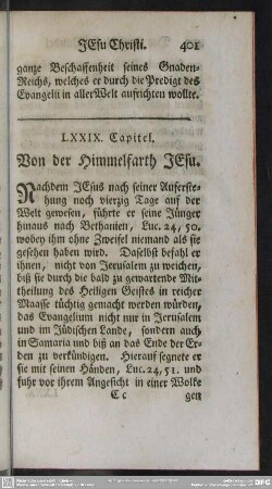 LXXIX. Capitel. Von der Himmelfarth JEsu