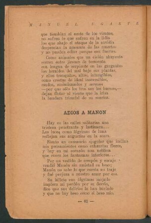 Adiós de manon
