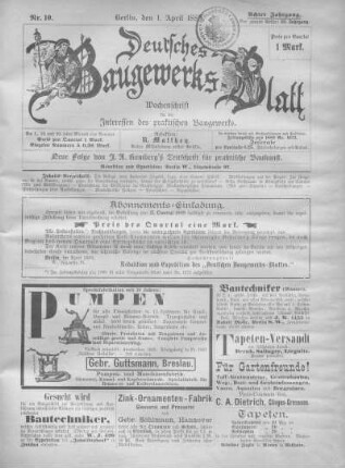 49. Jahrgang. Nr. 10.