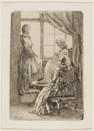 Drei Damen am Fenster